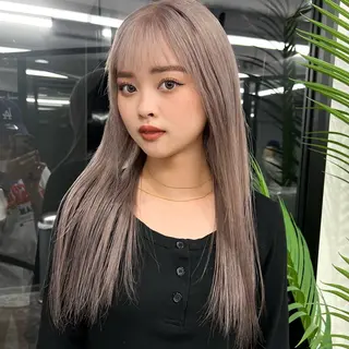 ロング カラー 梅田/韓国ヘア/ エクステ🤖ヒナのヘアスタイル