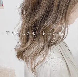 セミロング カラー パーマ ヘアアレンジ メンズ キッズ ネイル マツエク・マツパ merc. 🩵妹尾杏菜のヘアスタイル
