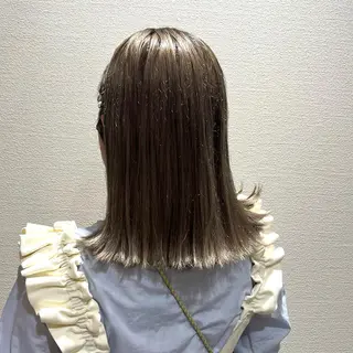 ミディアム カラー フルールドソレイユ所属・♡ナナコ♡ レイヤー/艶髪のヘアスタイル