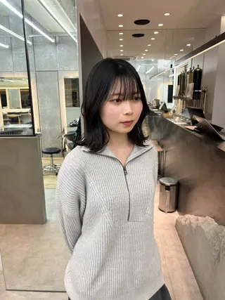 セミロング メンズ/韓国レイヤー /縮毛矯正/📍爽太のヘアスタイル