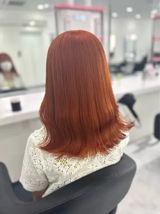 ロング カラー ヘアアレンジ 韓国風🤍グレ ージュ🤍たくみのヘアスタイル