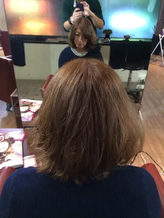 ミディアム La fith hair leaf所属・syuyama shinichiのヘアスタイル