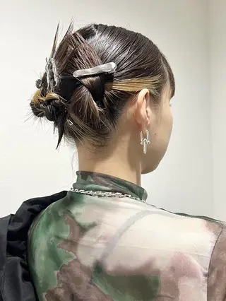 ヘアアレンジ 🤍ヘアセット.ヘア アレンジ湯山詩織🤍のヘアスタイル