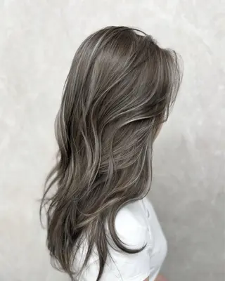 ロング カラー Ardore 韓国風カラー大阪のヘアスタイル