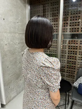 ショート パーマ ロングパーマ木村 ボブパーマのヘアスタイル