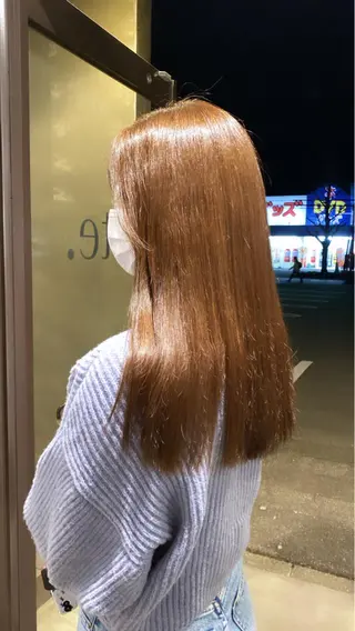 ロング 各務原/カラー/ブリ ーチお任せください!のヘアスタイル