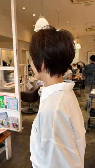 ショート カラー [髪質改善] 北生駒 店長/古居聖理のヘアスタイル