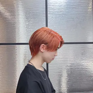 ショート カラー メンズ Vis-a-vis 板橋所属・鈴木 皆斗のヘアスタイル