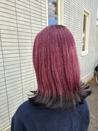 カラー GRITTERs 泉中央店所属・ロング/小顔レイヤー /カットモデル泉中央のヘアスタイル