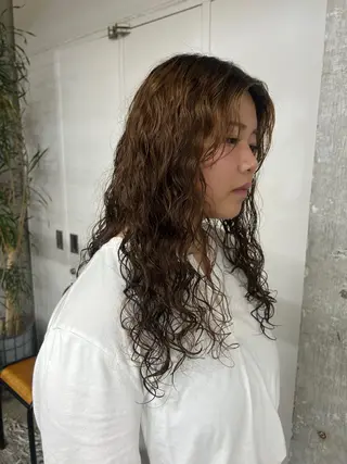 ロング パーマ 伊藤ほのか /パーマ/ショートのヘアスタイル