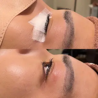 マツエク・マツパ アイブロウ 桑田 新菜のヘアスタイル