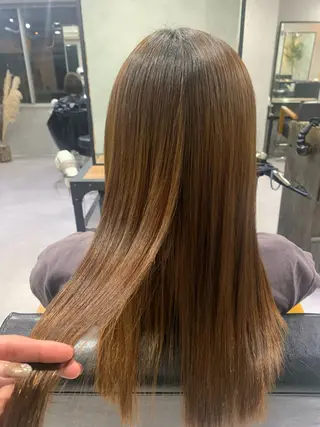 ロング ACT仙台店所属・lena🎀 透明感カラー/韓国風のヘアスタイル