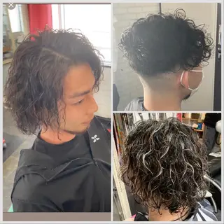 ショート パーマ メンズ Kimura Shinyaのヘアスタイル