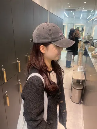 カラー Lond　Chloe所属・りな🌱ショート ☀️レイヤーのヘアスタイル