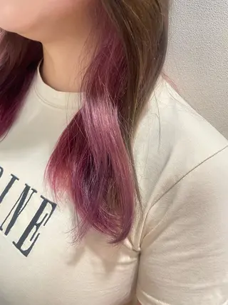 ミディアム カラー ハイトーン/パーソナ ルカラー診断・ユキノのヘアスタイル