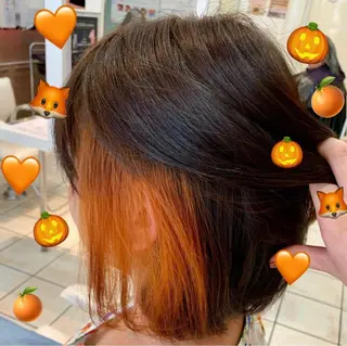 ショート カラー 【髪質改善特化】 艶髪/透明感カラーのヘアスタイル