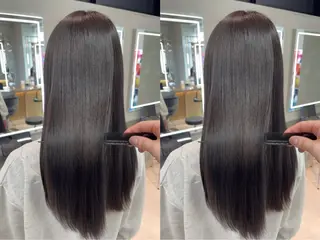 セミロング カラー パーマ 【美髪矯正) 縮毛矯正吉村　清志のヘアスタイル