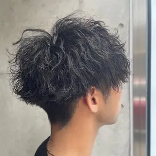 ショート パーマ メンズ ONE.STOP. LABO/メンズのヘアスタイル