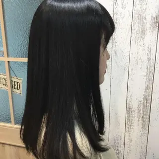 セミロング カラー パーマ embrace エンブレイスのヘアスタイル