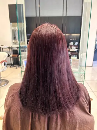 セミロング EARTH あいかのヘアスタイル