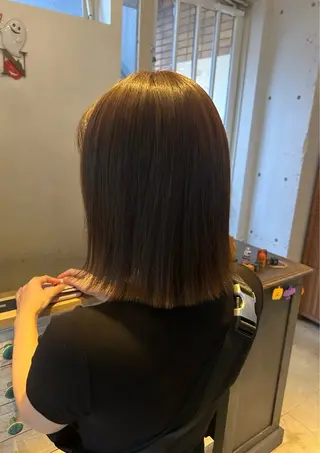 ショート LOREN    jiyugaoka所属・山本美月💐艶カラー 💐暖色カラーのヘアスタイル