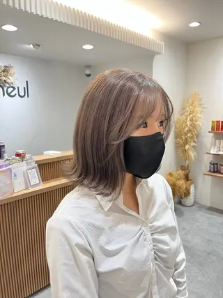 ミディアム neul所属・【neul】 NOAのヘアスタイル