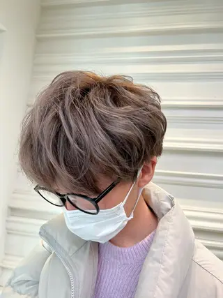 ショート カラー ジャンクロードビギンギンザルグラン所属・🫧無料カットモデル 吉野志保🫧のヘアスタイル