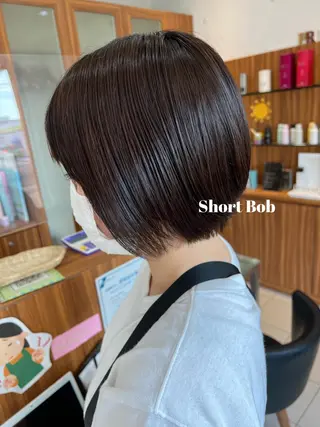 ショート 白髪ぼかし￤中央林間 ￤柳川拓哉のヘアスタイル