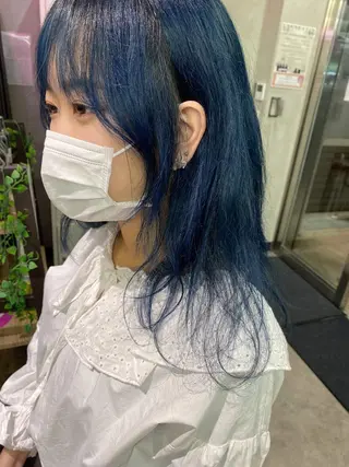 セミロング カラー 🕶️佐藤 海李🐏のヘアスタイル