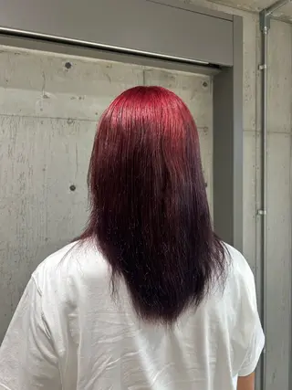 ミディアム カラー モテ艶カラー/ KaRin👼🏻のヘアスタイル