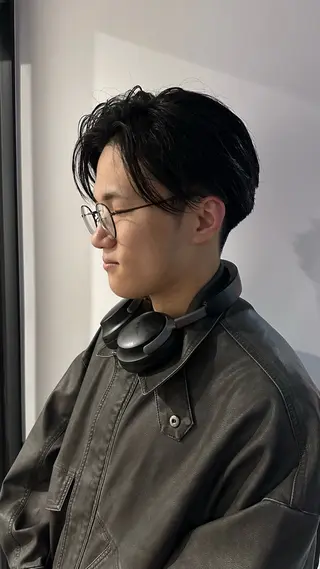 ショート メンズ HARUKI🏔️/ メンズ/透け感カラーのヘアスタイル