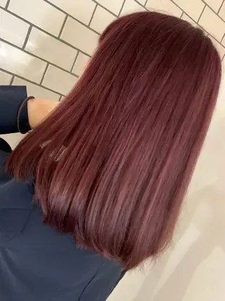 セミロング カラー ヘアアレンジ 指名支持率NO.1 スタイリストのヘアスタイル