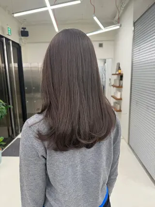 セミロング カラー 表参道/髪質改善・ 透明感 colorのヘアスタイル