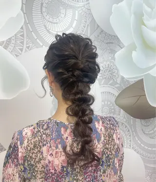 ヘアアレンジ 佐野 優美子のヘアスタイル