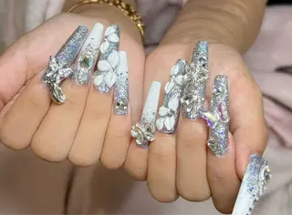 ネイル 山下 オレンジのネイルデザイン