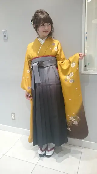 ヘアアレンジ 似合わせ艶髪カラー ❤️ハダユミのヘアスタイル