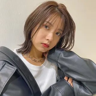 細めハイライト🩶 ボブ/レイヤーカットのヘアスタイル