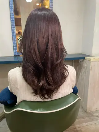 セミロング カラー HAIR CALM 鹿島田店所属・✄‬齋藤 なな✄のヘアスタイル