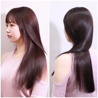 ロング カラー TERRACE LAND所属・杉山永 船橋✖️髪質改善🫧のヘアスタイル