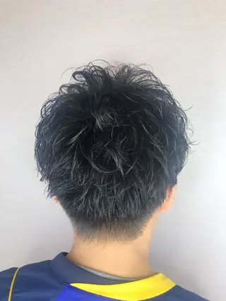 パーマ メンズ 髪質改善 阿部のヘアスタイル