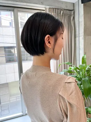 ショート ボブ×縮毛矯正 ryotaのヘアスタイル