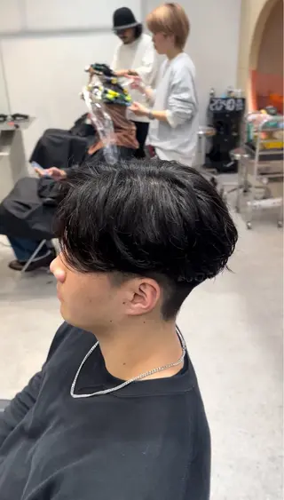 パーマ メンズ 当日予約⭕️ fifth渋谷太田のヘアスタイル