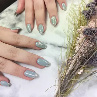 ミディアム ネイル 💎ビューティサロン 湘南　RIRAN💎のネイルデザイン