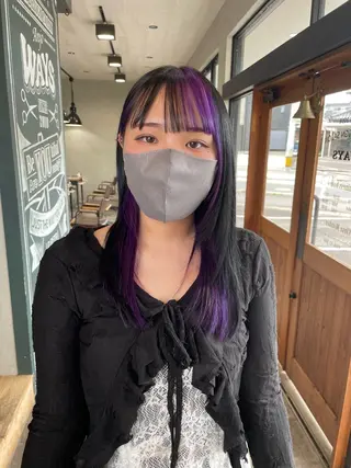 ロング カラー メンズ🎱女性も歓迎 ✨🌵榊原崇文🌵のヘアスタイル