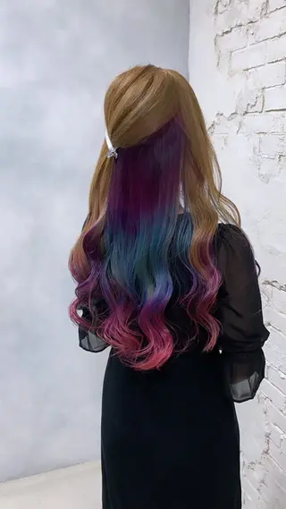 ロング 派手髪支持率No1 Eisukeのヘアスタイル