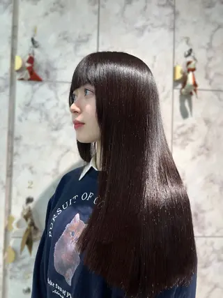 セミロング 髪質改善/艶神 八木　洸登のヘアスタイル