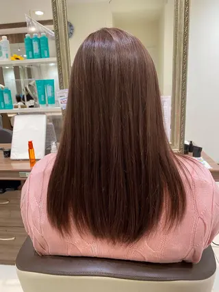 ロング ナチュラル暖色カラー 🤎 佐藤栞のヘアスタイル