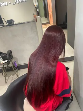 カラー offwhite Nano🪩🧡のヘアスタイル