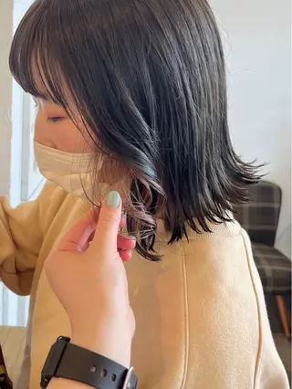 ミディアム カラー 伊藤ゆかり/髪質改善 /透明感カラーのヘアスタイル