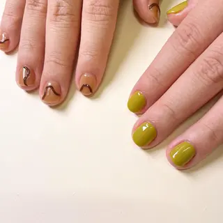 ネイル 八潮市ショートネイル 🌼AKANEのネイルデザイン